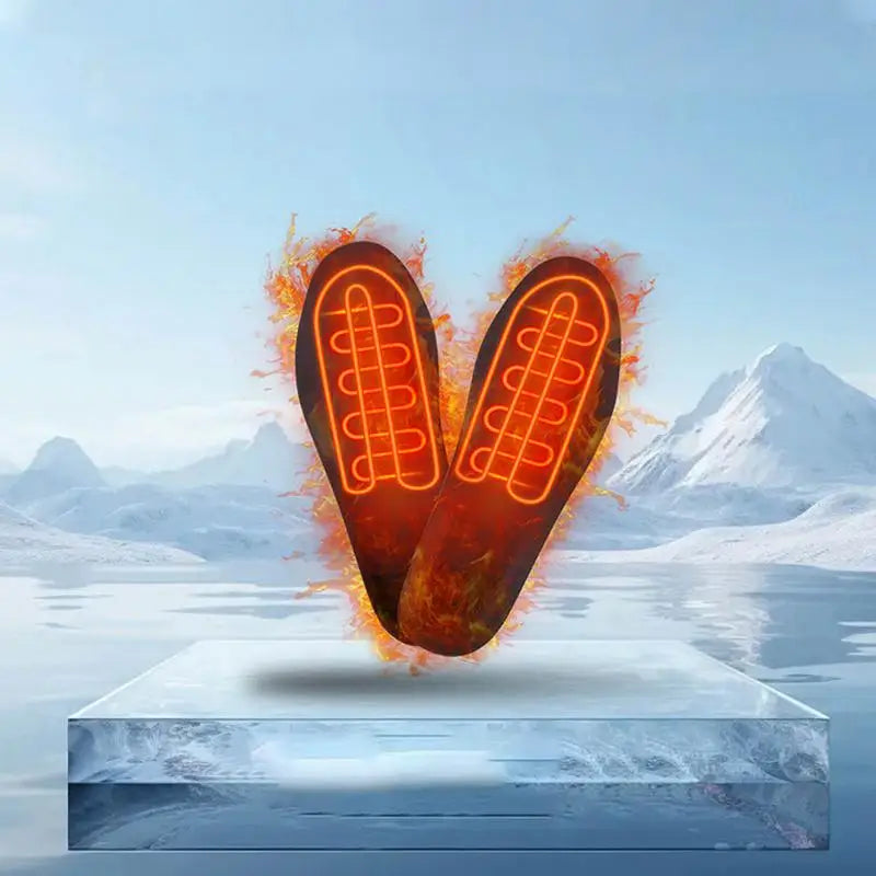 Heating Foot Warmer Shoes Rechargeable Non-slip