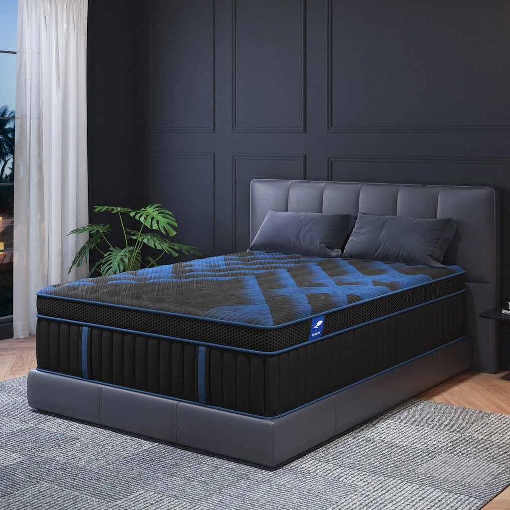 14" Hybrid Memory Foam Gel Mattress in Twin, Full, Queen, and King. Medium Firm with Motion Isolation
