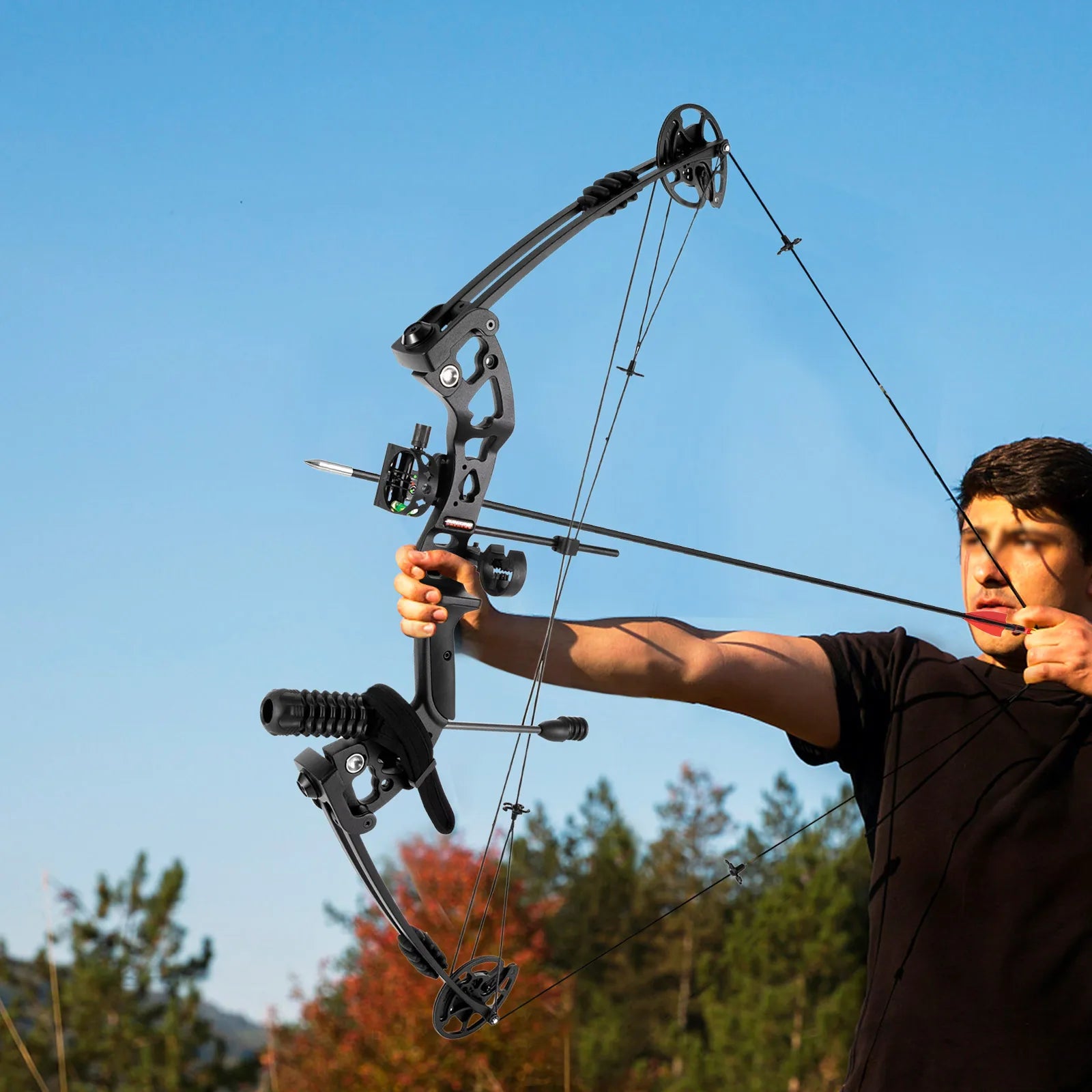 Right Handed Compound Bow Kit For Adults and Teens