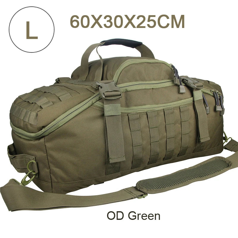 LQARMY 30L 45L 80L Outdoor Mountaineering Tactical Backpack or Large Duffel Bag