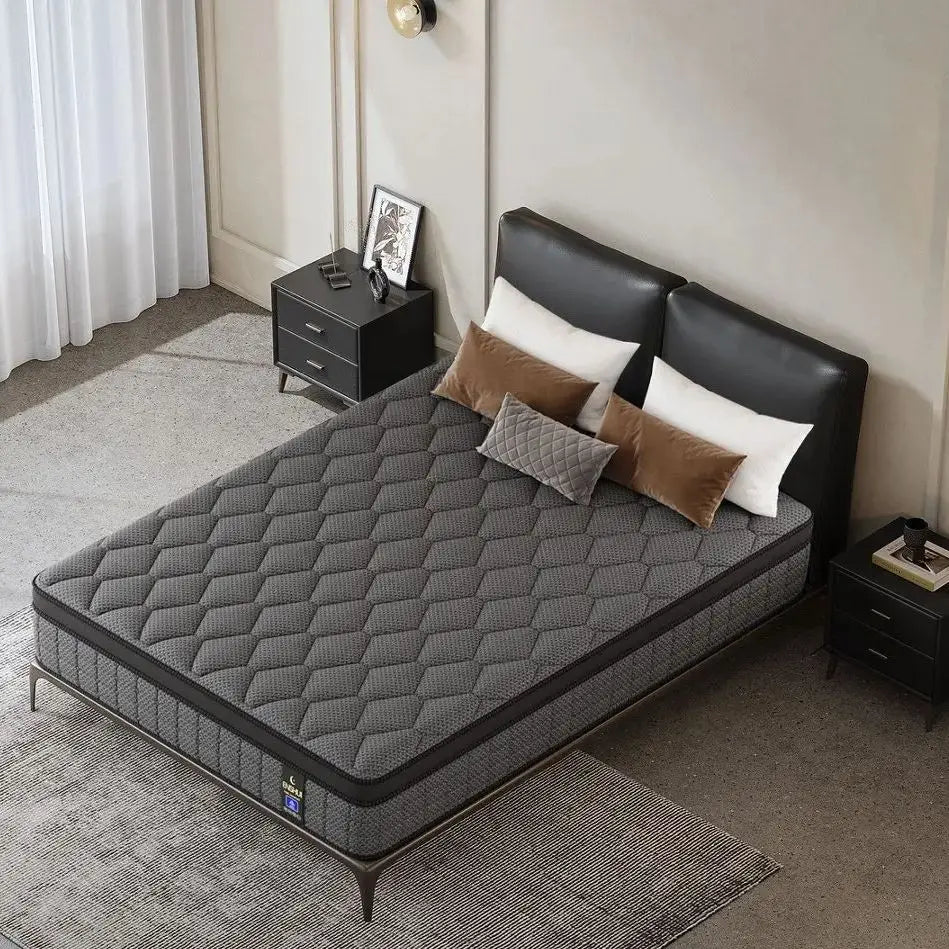 Queen Size Mattress 12/14inch Memory Foam Pocket Spring Boxed Mattress. Medium Firmness and Motion Isolation. Available in Twin, Full. Queen. King Size