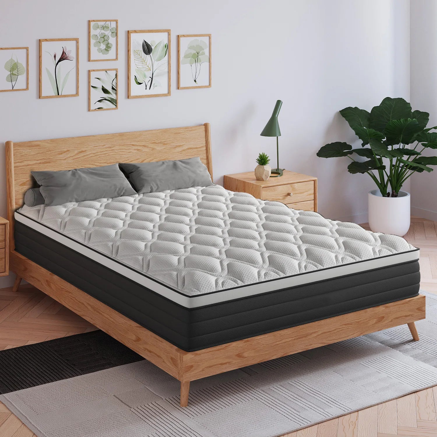 12/14" Euro Top Hybrid Memory Mattresses Medium Firm