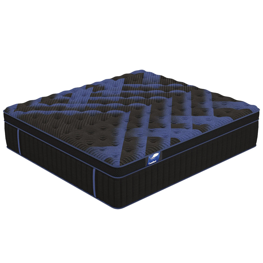 12/14" Euro Top Hybrid Memory Foam Mattress, Medium Firm in Twin, Full, Queen, and King Size