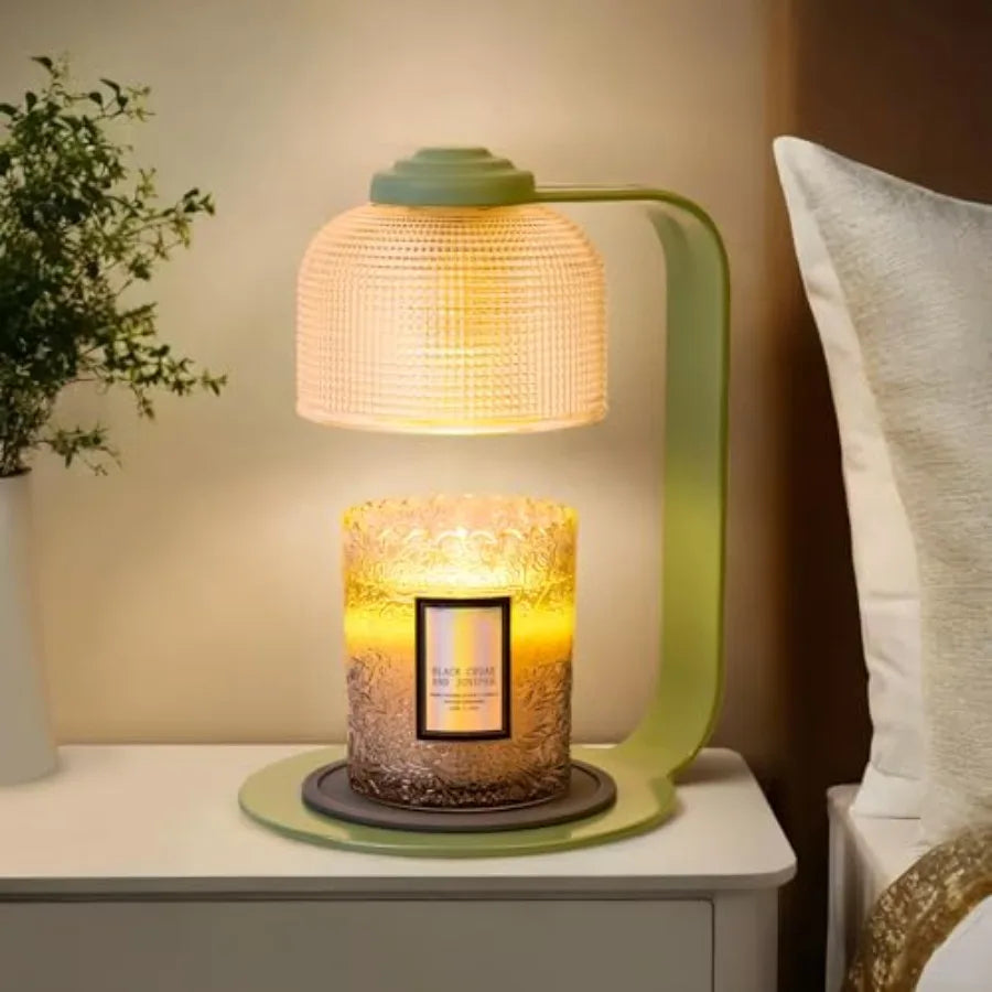 Dimmable Petal Candle Warmer Lamp with Timer