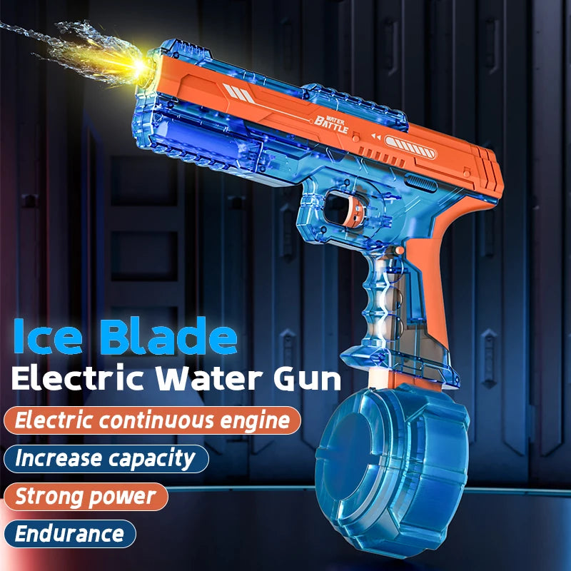 Ice Blade Electric Water Gun with Automatic Water Suction