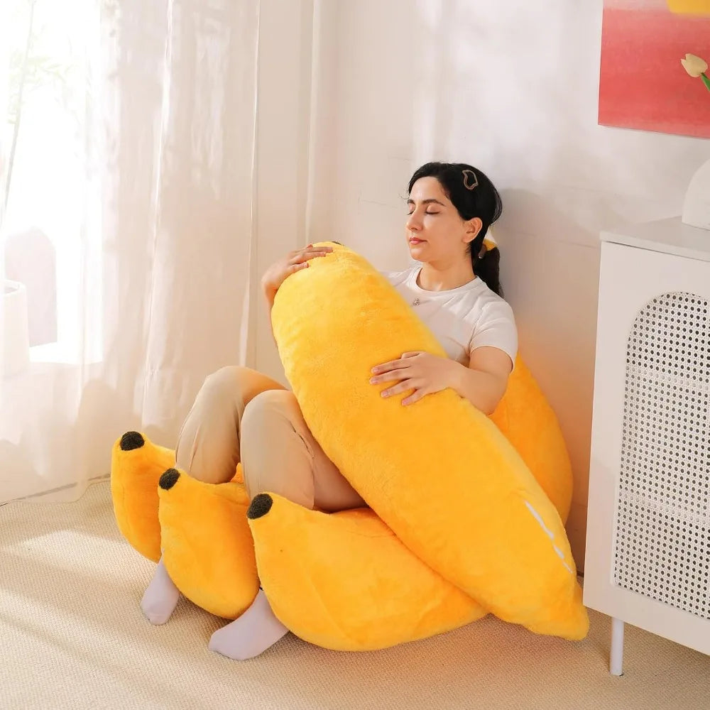 Banana Bean Bag Chair with Ottoman