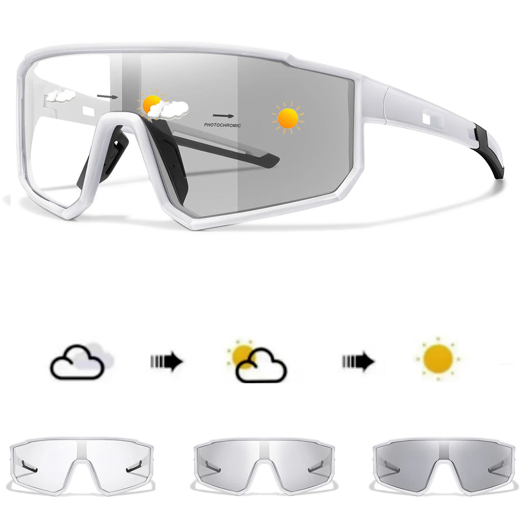 Unisex Photochromic Eyewear for Cycling Sports