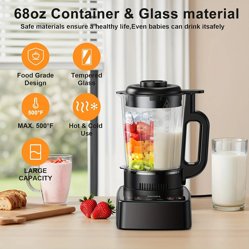 PRASKY 2400W Heating Blender  For Smoothies And Soups