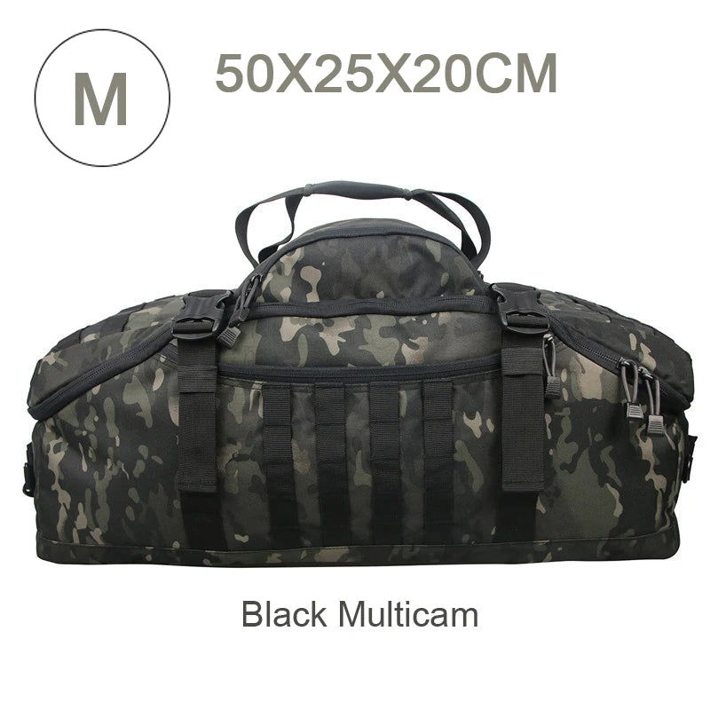 LQARMY 30L 45L 80L Outdoor Mountaineering Tactical Backpack or Large Duffel Bag