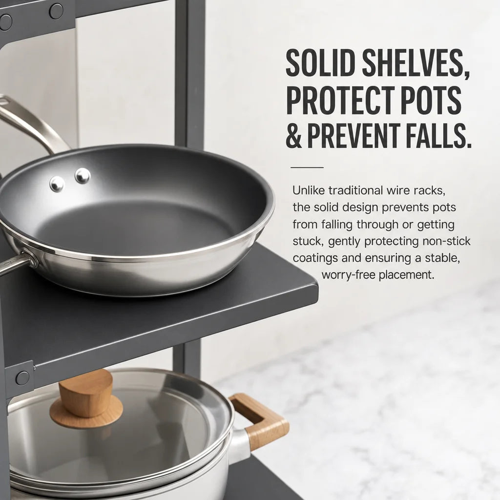 Adjustable Stainless Steel Kitchen Storage Rack