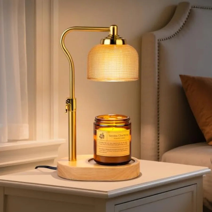Dimmable Petal Candle Warmer Lamp with Timer