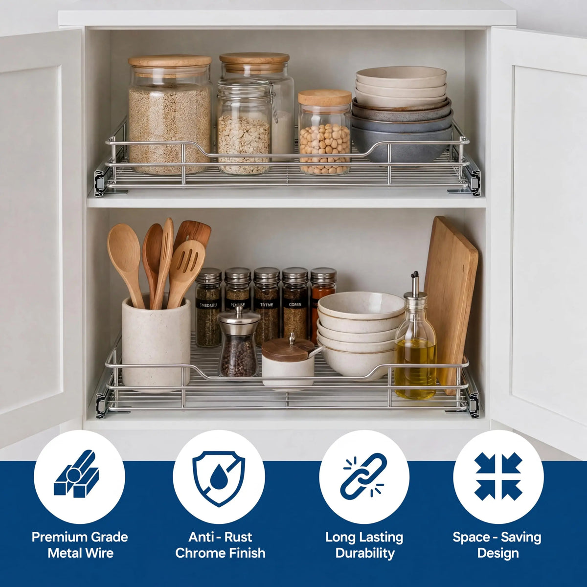 Pull Out Cabinet Organizer