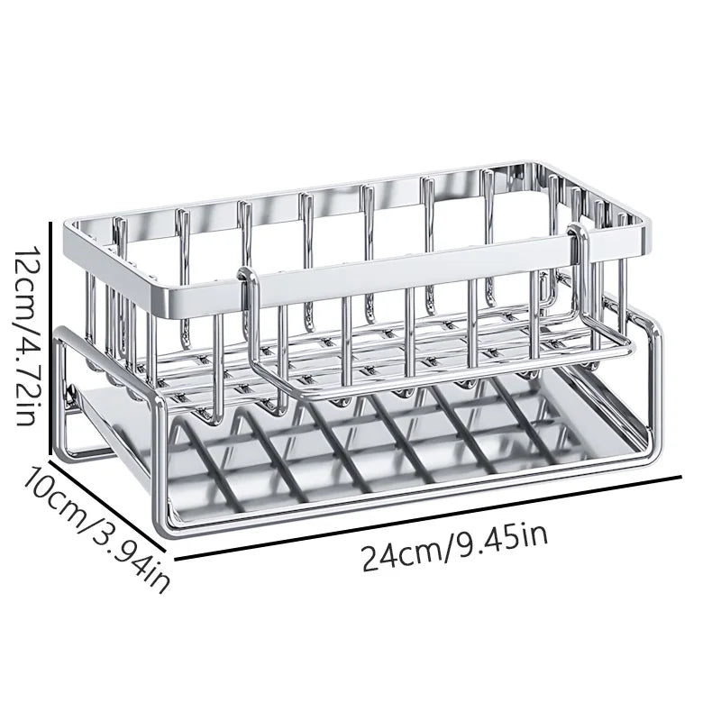 Large Capacity Stainless Steel Sink Drying Rack