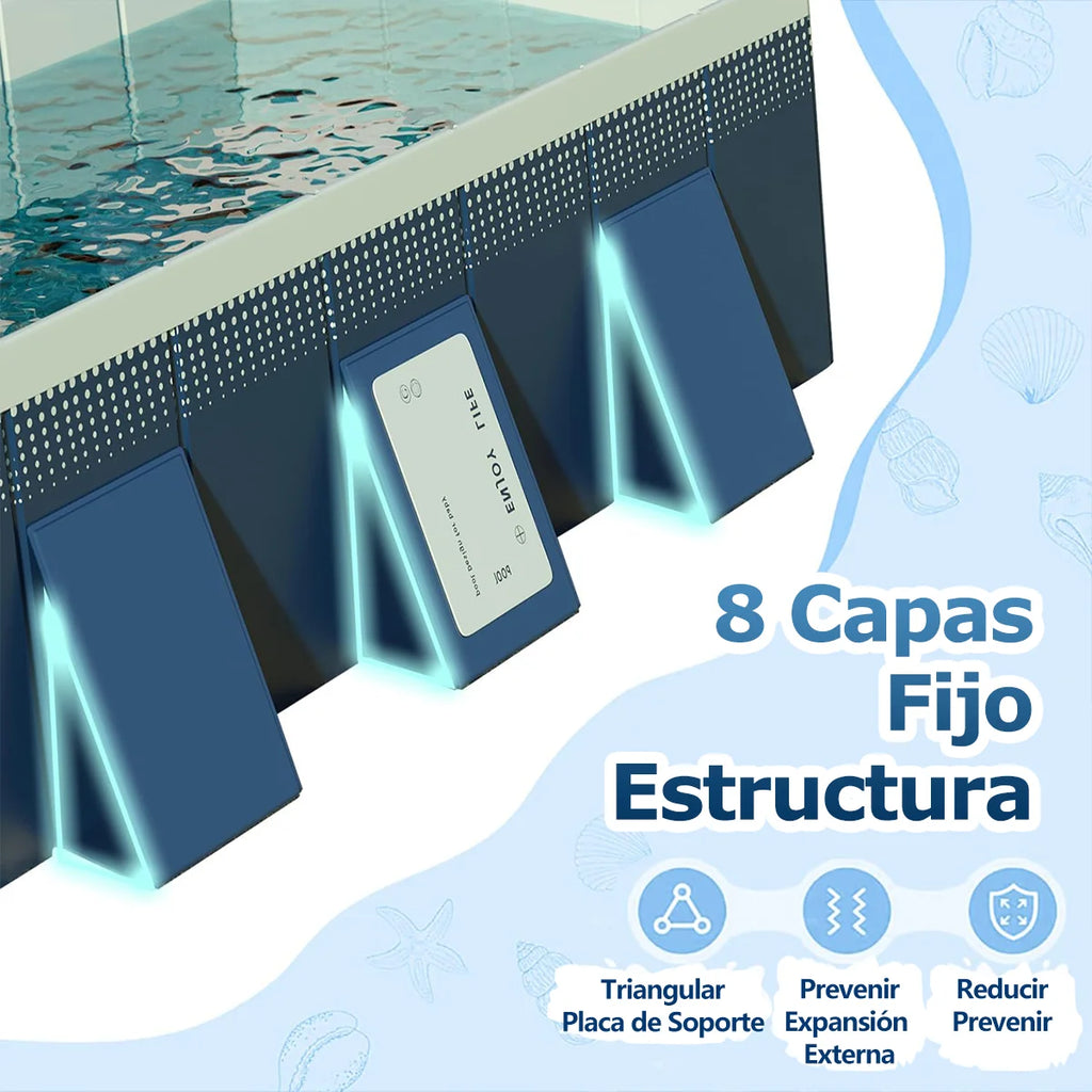 Foldable Rectangular Swimming Pool