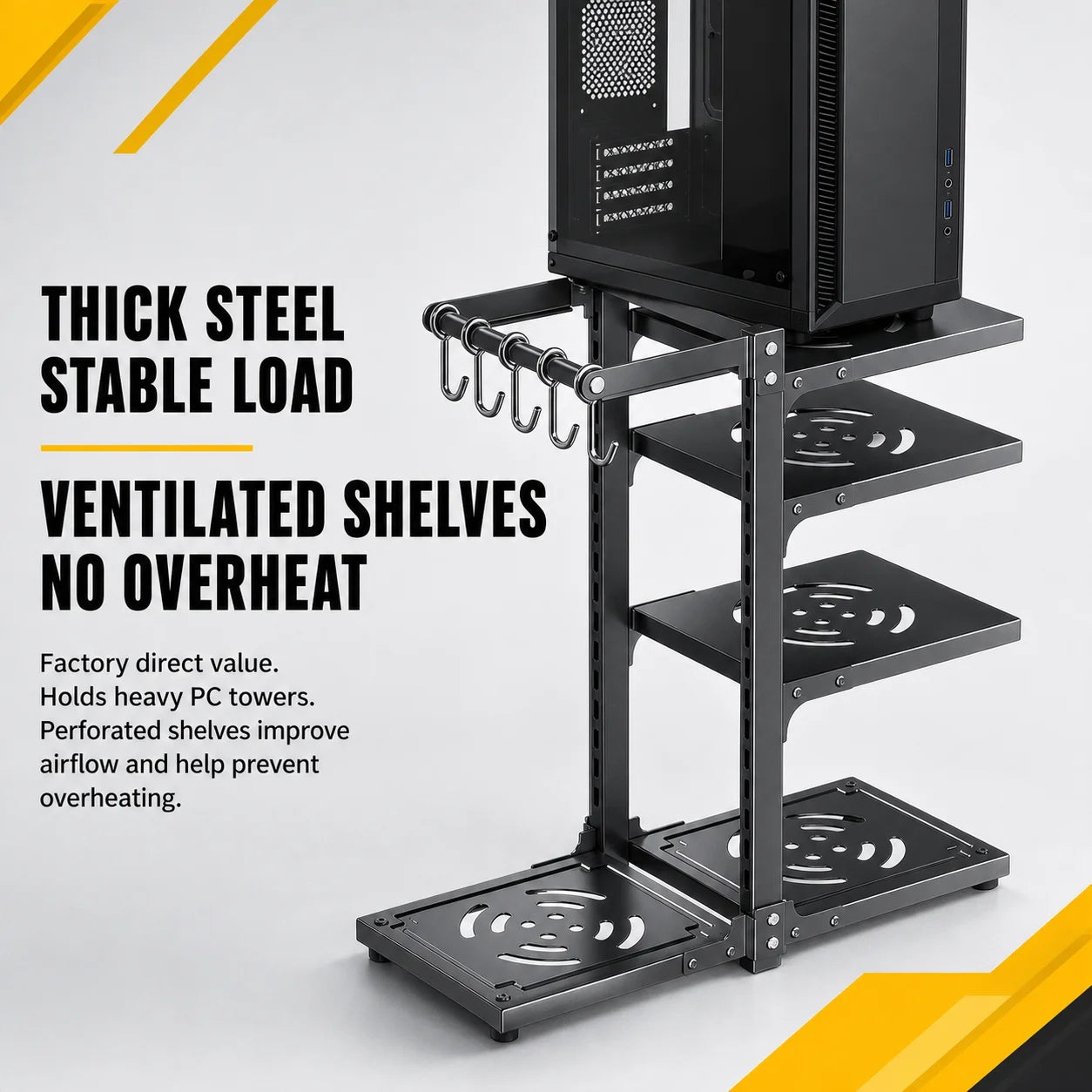 Adjustable Stainless Steel Kitchen Storage Rack