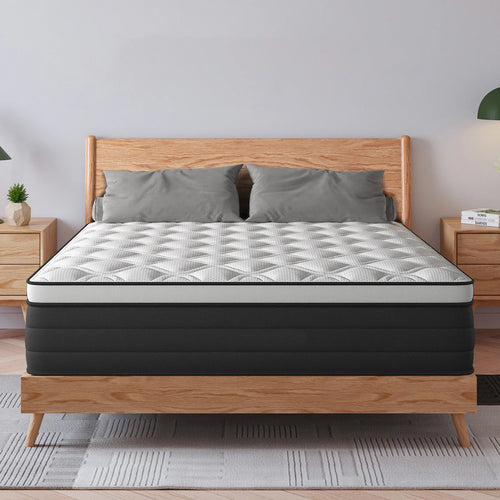 12"Euro Top Hybrid Memory Mattress Queen Medium Firm
