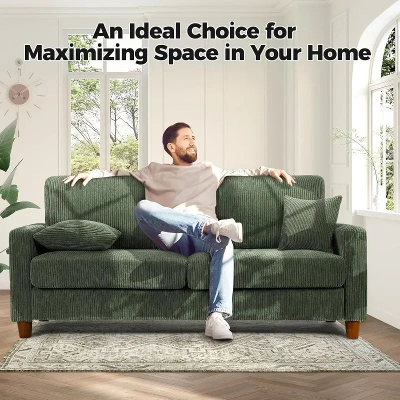 Kidirect 70in Oversized Corduroy Couch