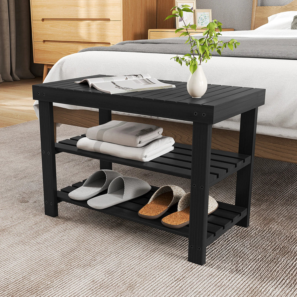 JHK 3 Tier Wooden Multifunctional Storage