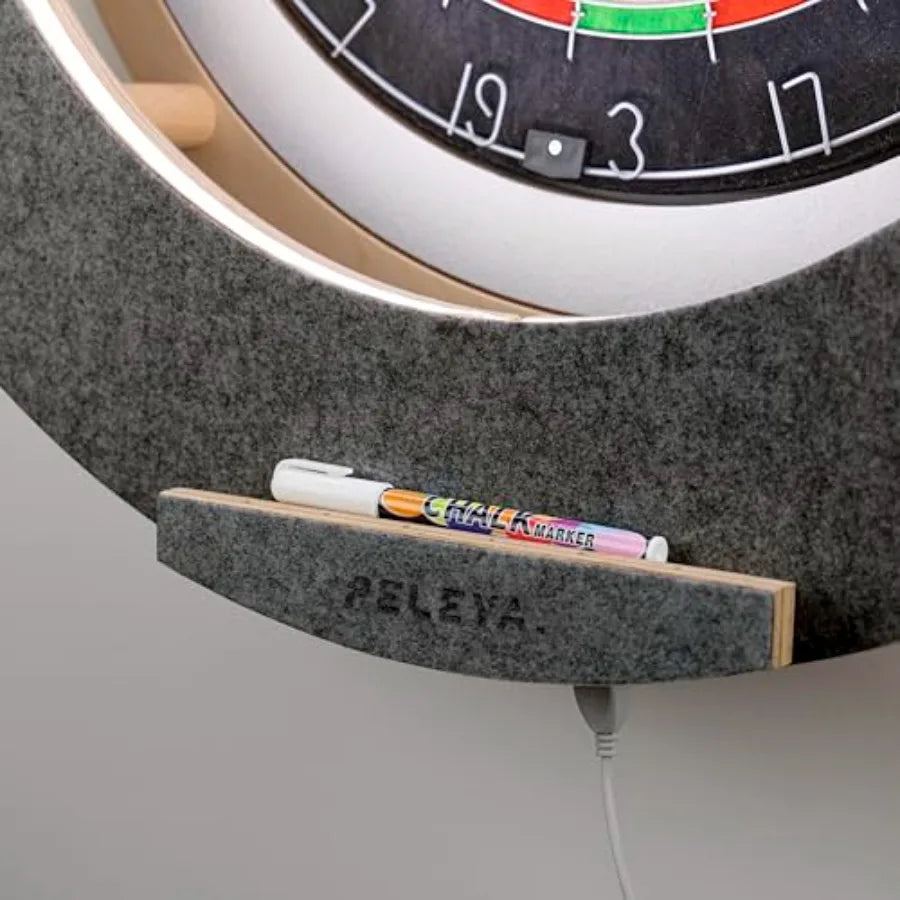 Dart Board Cabinet Set with LED Light