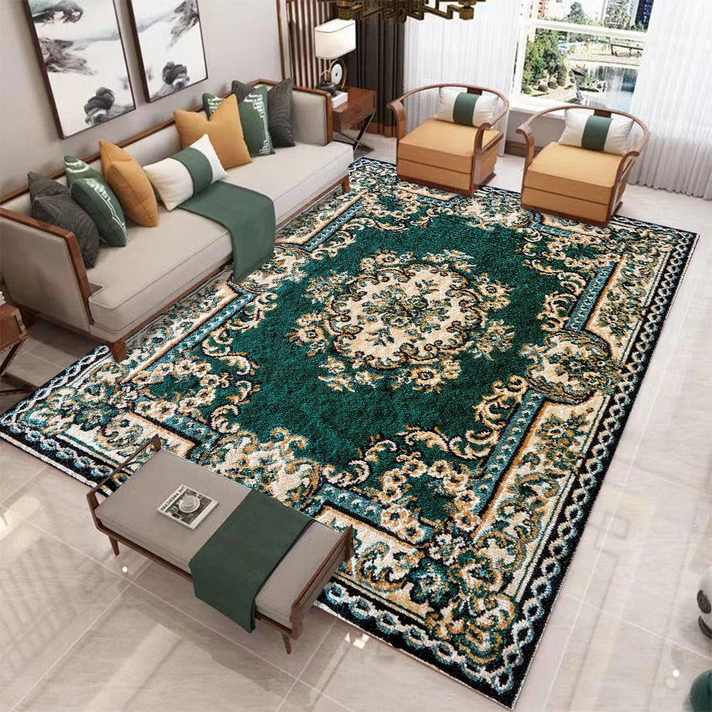 Large European Retro Carpet Non-slip Washable