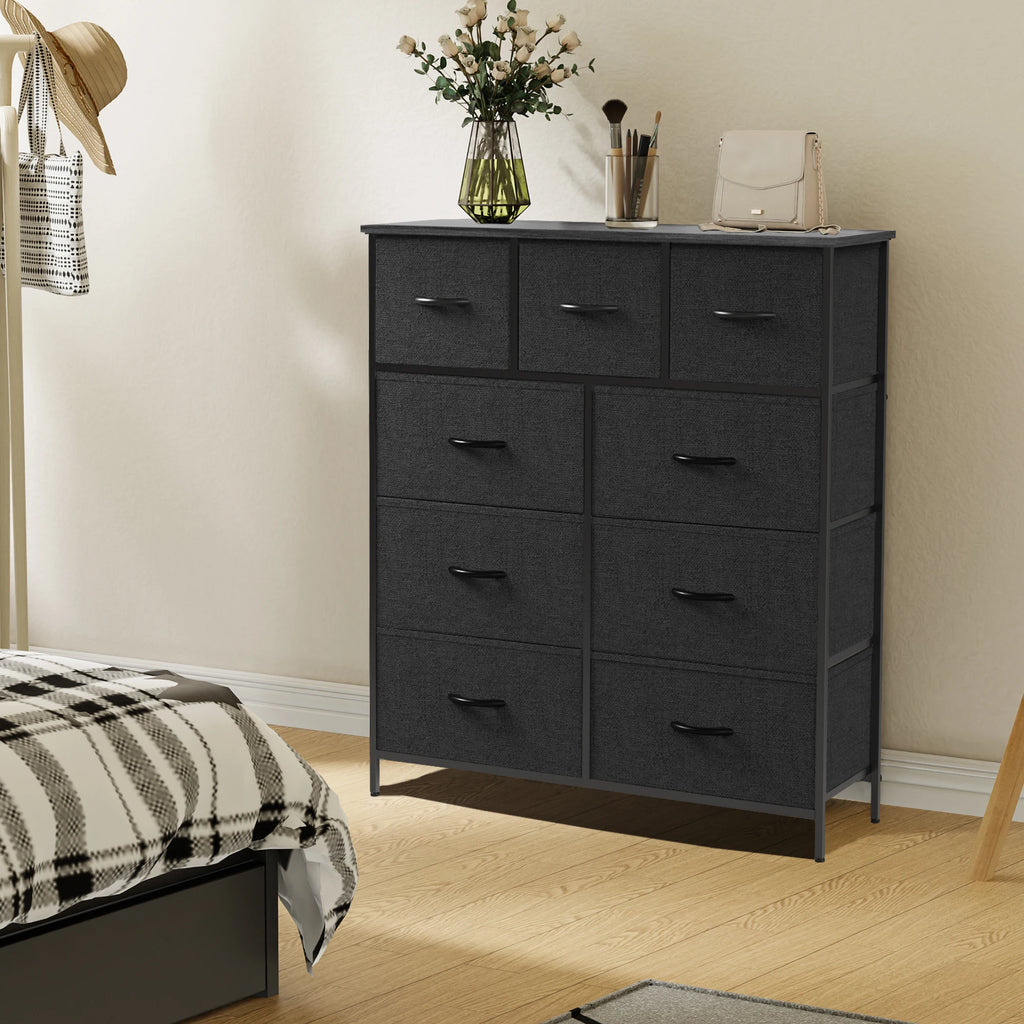 JHK Dresser with 9 Storage Drawers