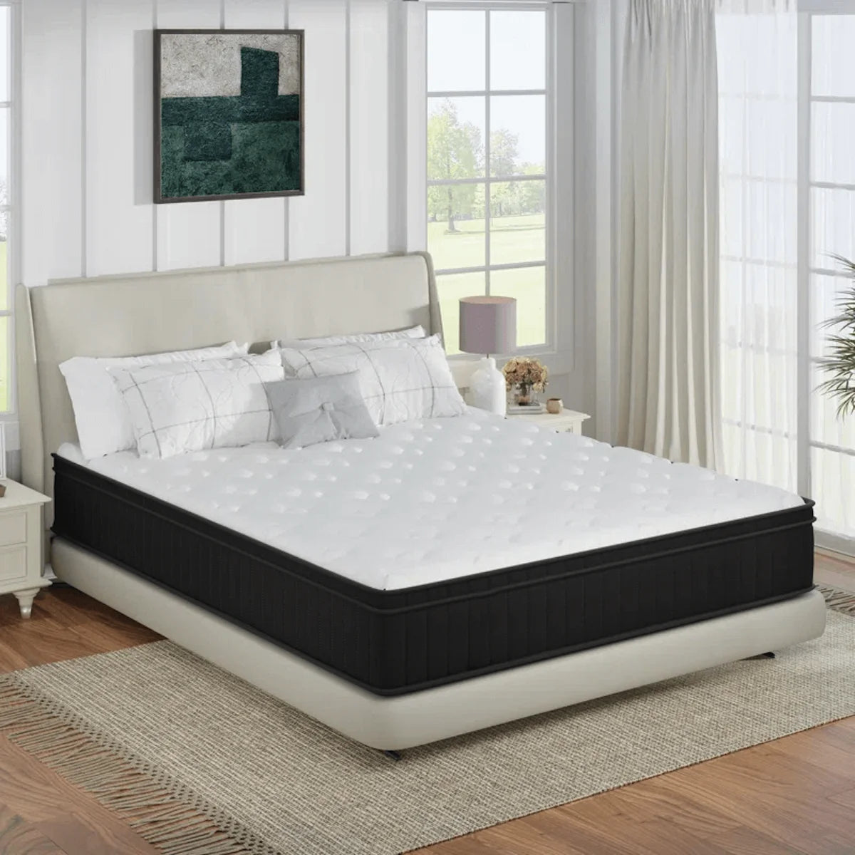Hybrid Memory Foam Mattress, Queen, Medium Firm