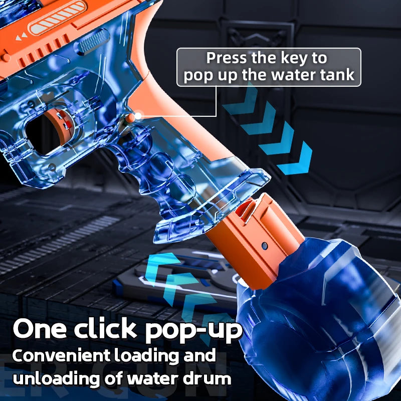 Ice Blade Electric Water Gun with Automatic Water Suction
