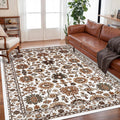 VIKAMA Bohemian Vintage Rug - Stain-Resistant and Easy-Care Floor Mat