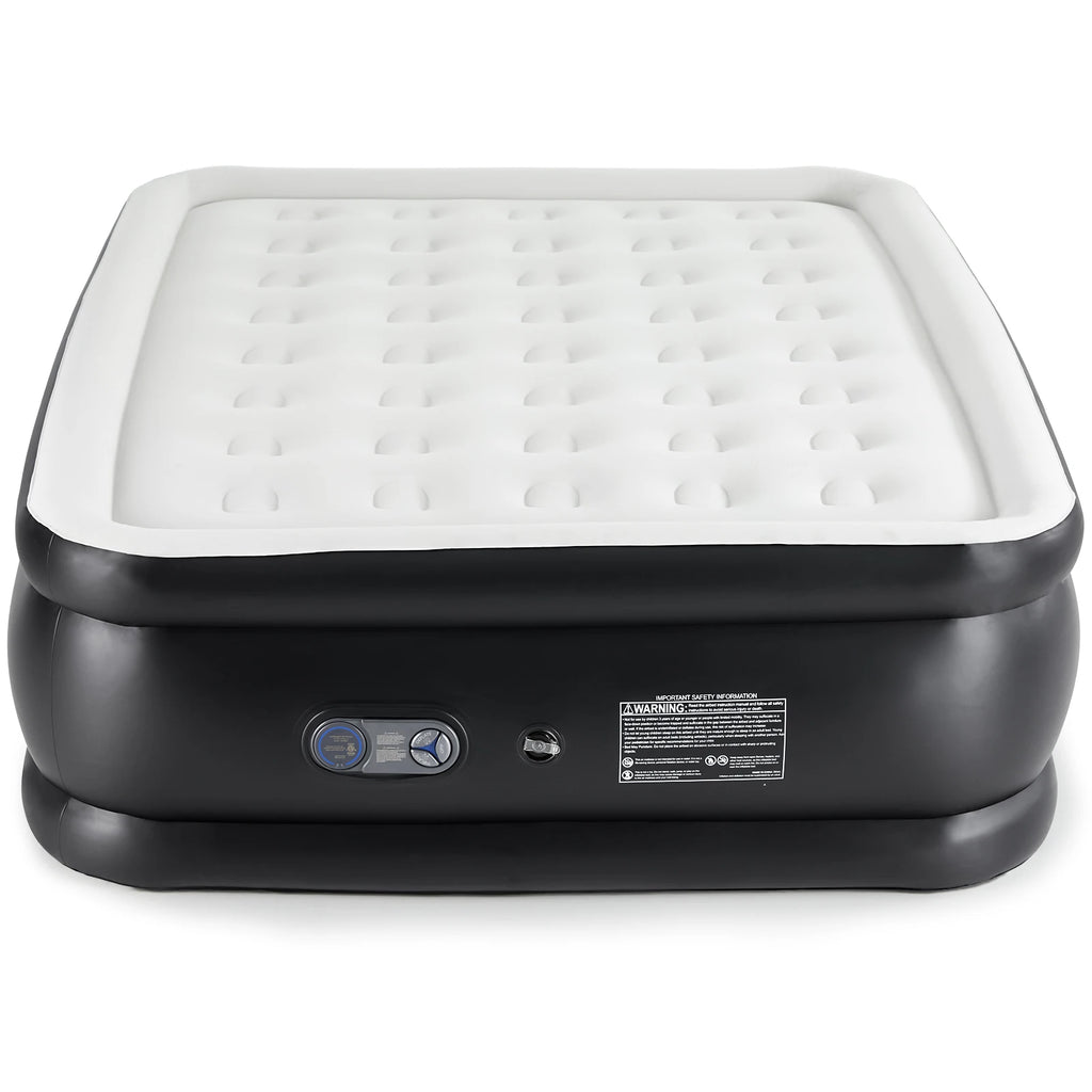 MCQ 16" Air Mattress with Built in Pump Non-Slip Bottom
