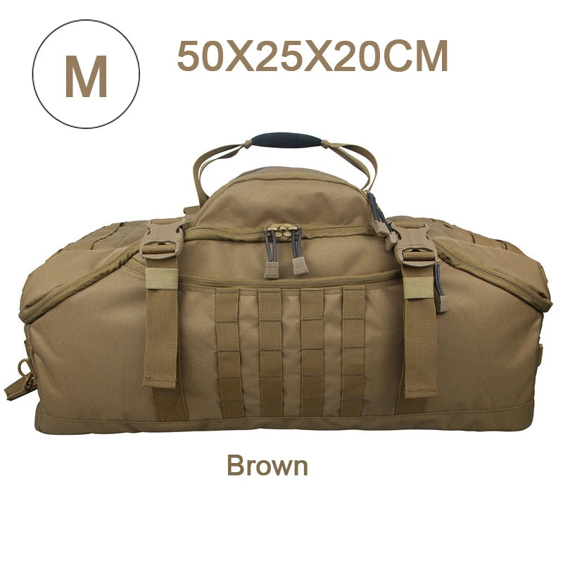 LQARMY 30L 45L 80L Outdoor Mountaineering Tactical Backpack or Large Duffel Bag