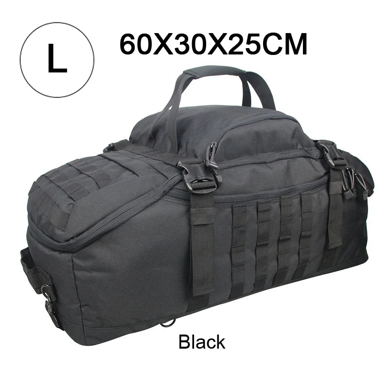 LQARMY 30L 45L 80L Outdoor Mountaineering Tactical Backpack or Large Duffel Bag