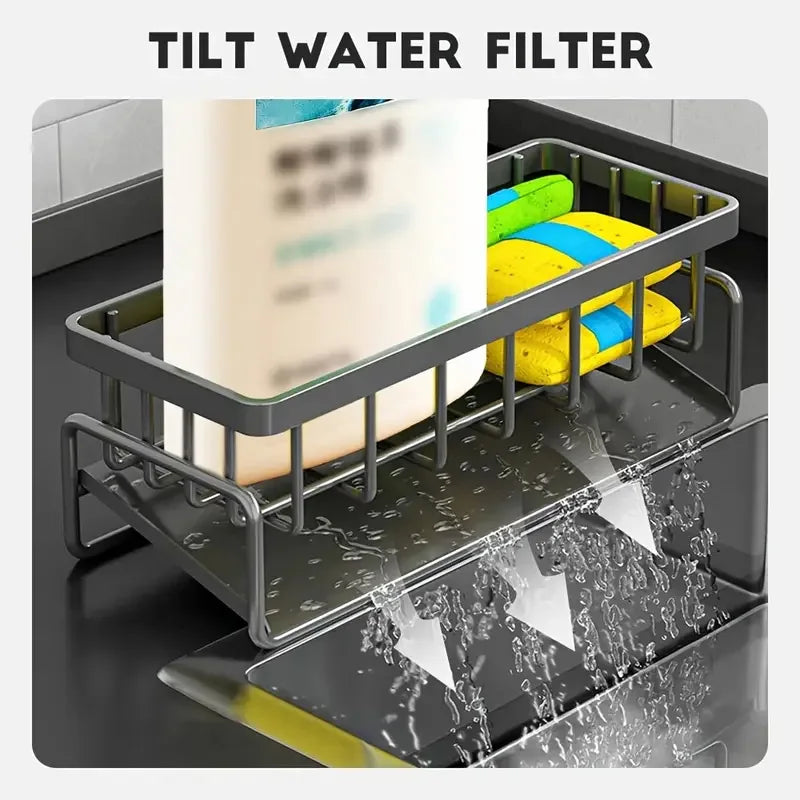 Large Capacity Stainless Steel Sink Drying Rack