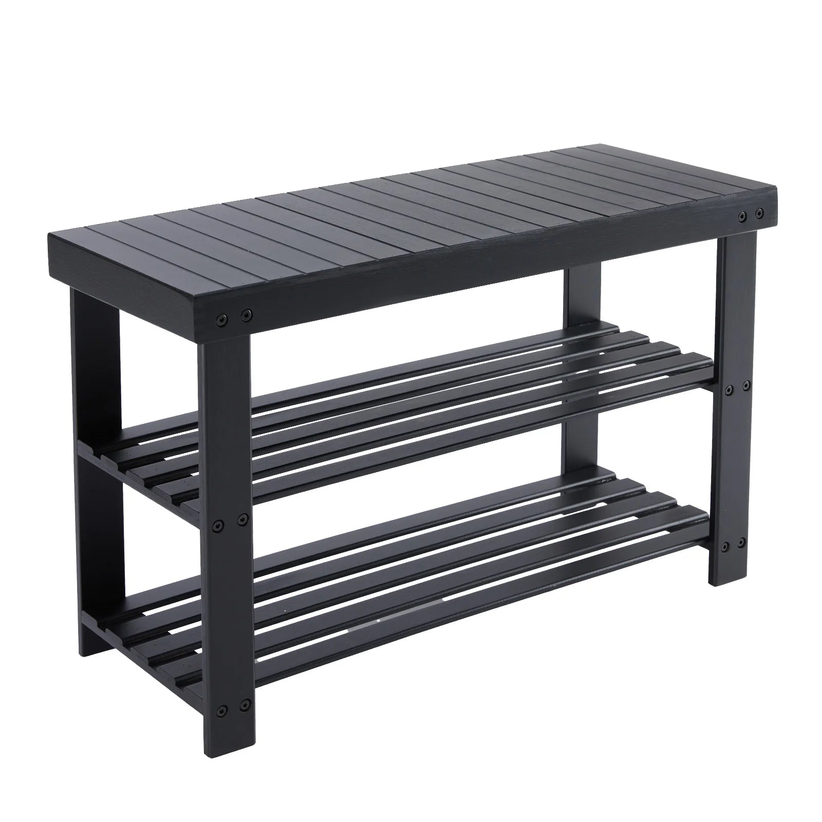 JHK 3 Tier Wooden Multifunctional Storage