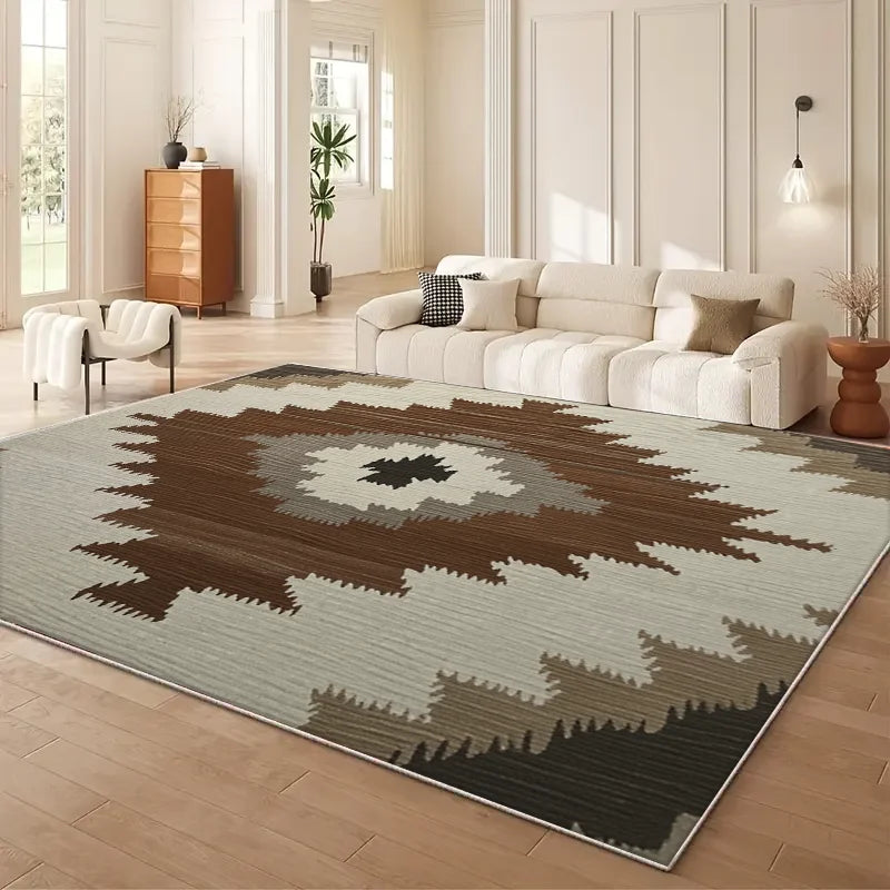 Moroccan Geometry Large Area Rug /Anti-Slip /Easy Cleaning