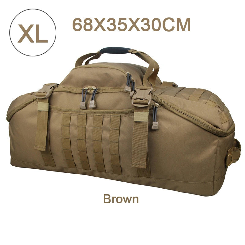 LQARMY 30L 45L 80L Outdoor Mountaineering Tactical Backpack or Large Duffel Bag