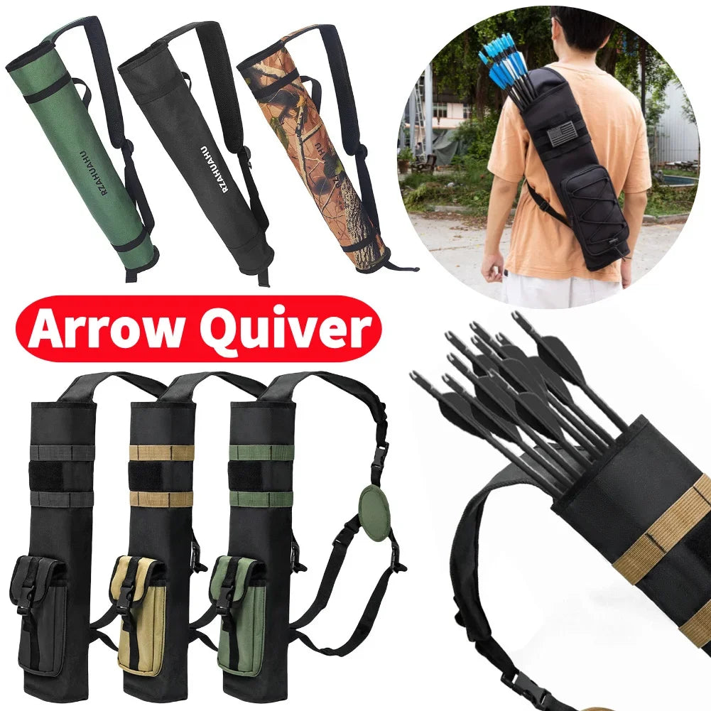 Archery Arrow Quiver Holder with Adjustable Waist Hanged Carry Bag