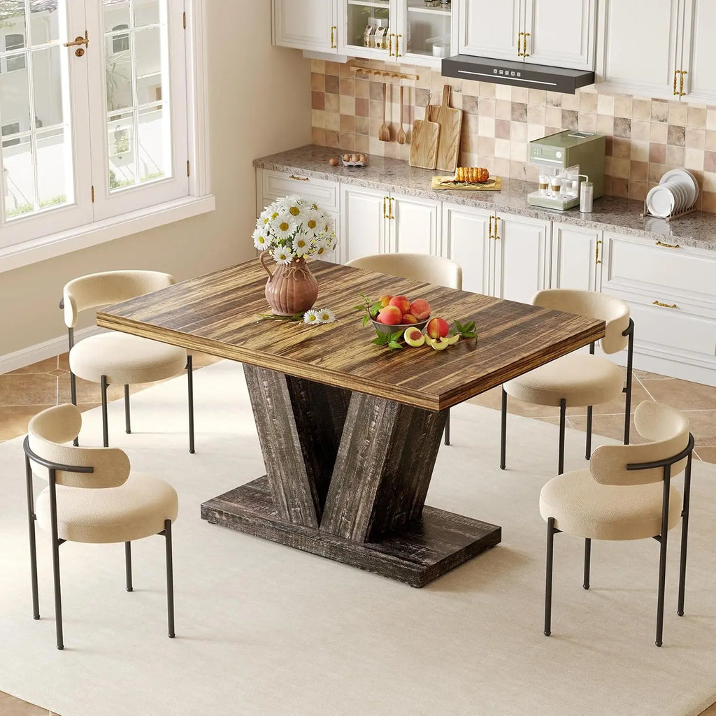LITTLE TREE 47" Rectangular Dining Table for 4