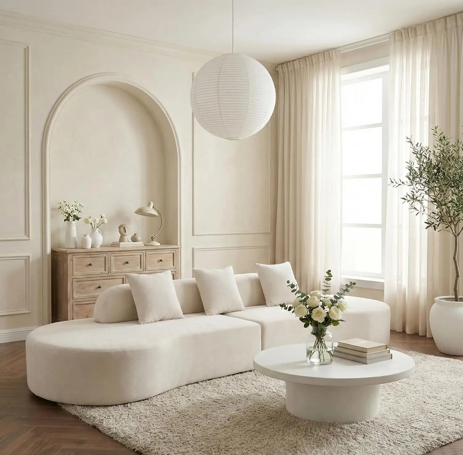 130” Oversized Boneless Sectional Couches