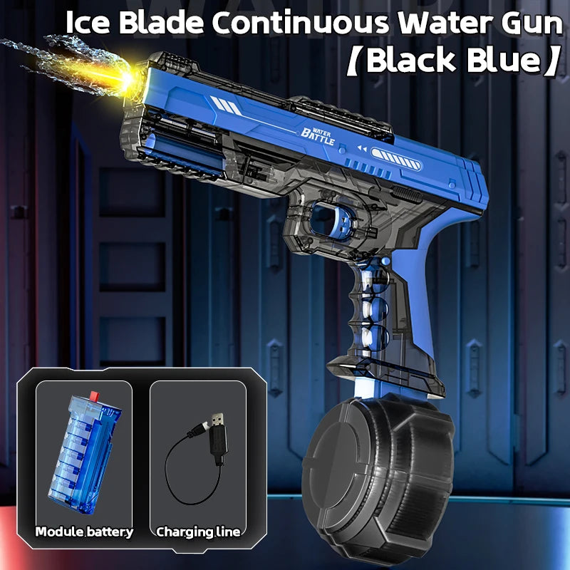 Ice Blade Electric Water Gun with Automatic Water Suction