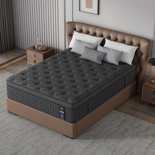 12/14inch Memory Foam Hybrid Box Spring Mattress Available in Twin, Full, Queen, and King Size  Medium Firm