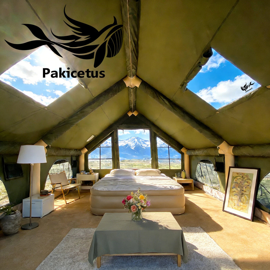 Pakicetus Portable Air Tent with Carry Bag for 4-8 Persons