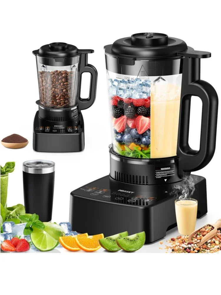 PRASKY 2400W Heating Blender  For Smoothies And Soups