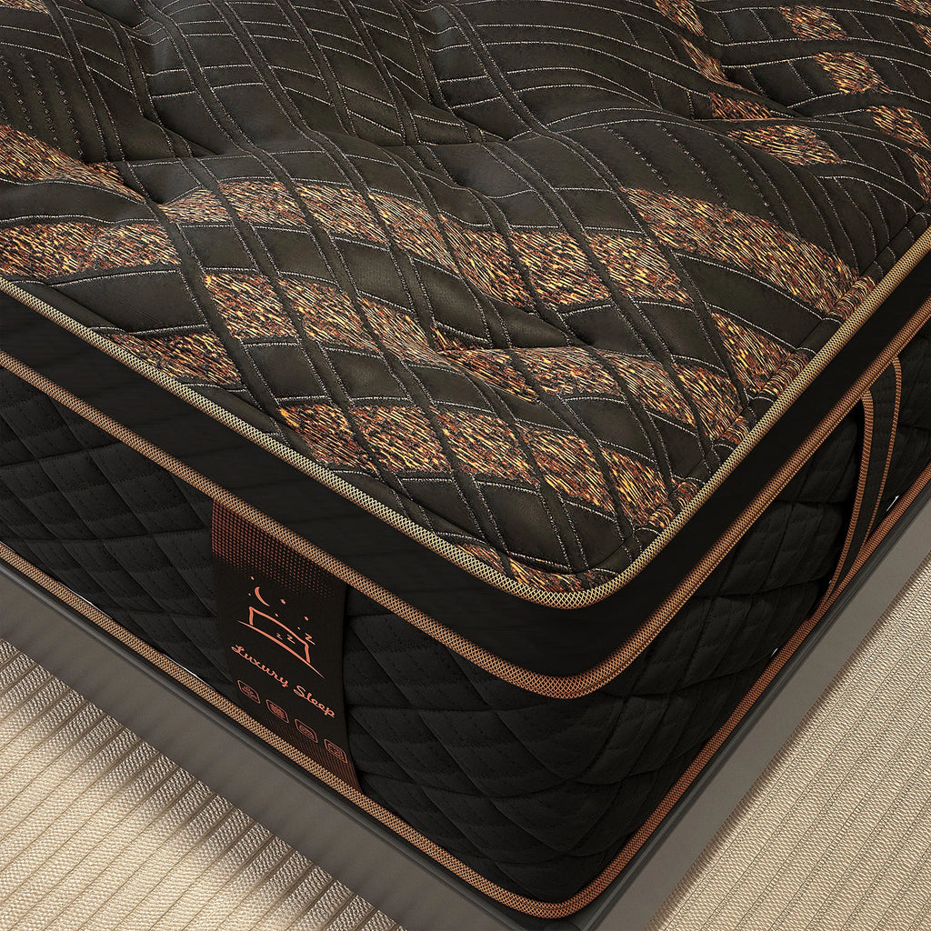12/14"Hybrid Gel Memory Foam Mattress, Medium Firm, Motion Isolation
