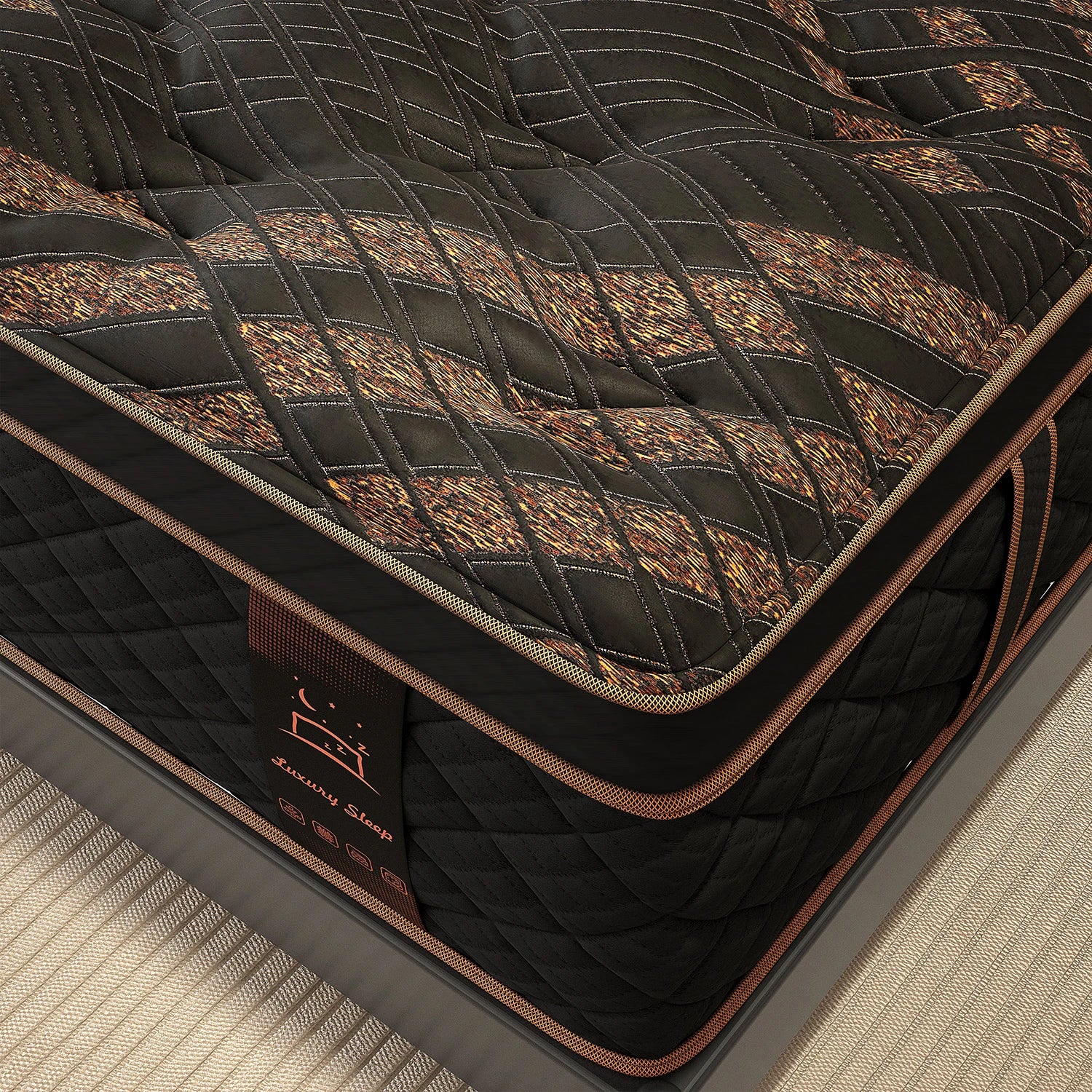 12/14"Hybrid Gel Memory Foam Mattress, Medium Firm, Motion Isolation