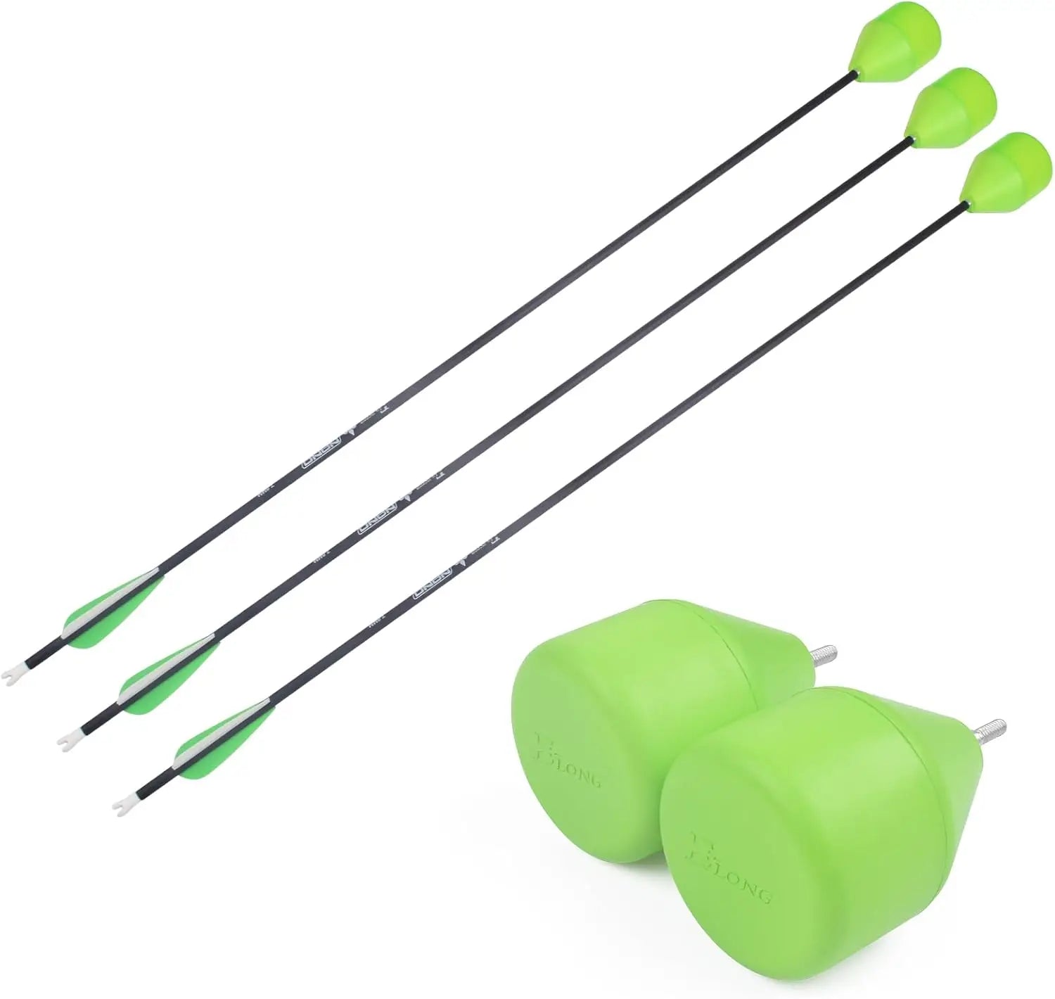 YLS Foam Arrow Heads Practice Tips for Archery Games