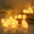 Battery Operated Flameless LED Votive Candles Set/100 Decor