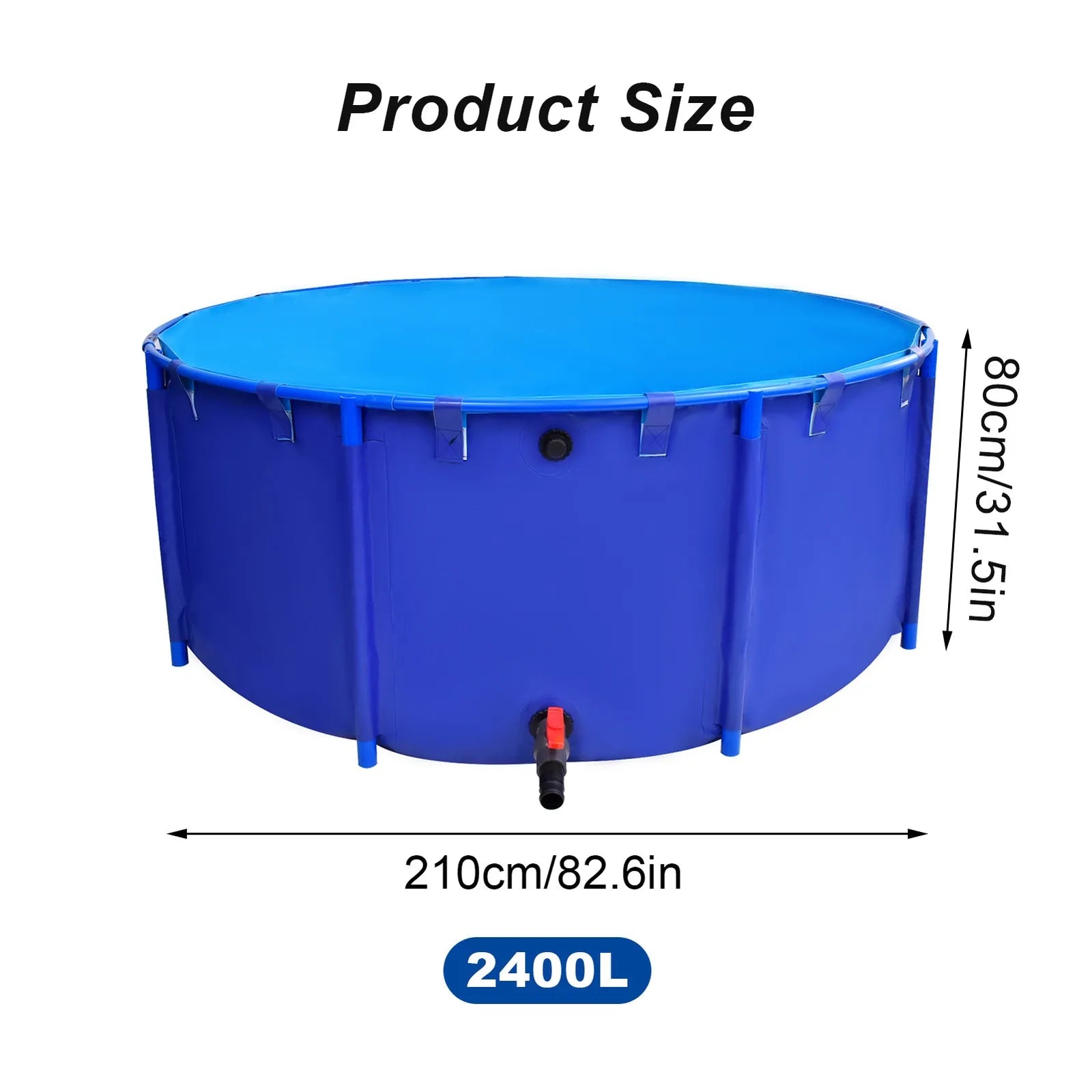 Round PVC Above Ground Swimming Pool