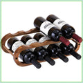 2 Tier Acacia Wood Wine Rack for Cabinet Countertop, Adjustable 2 Sizes