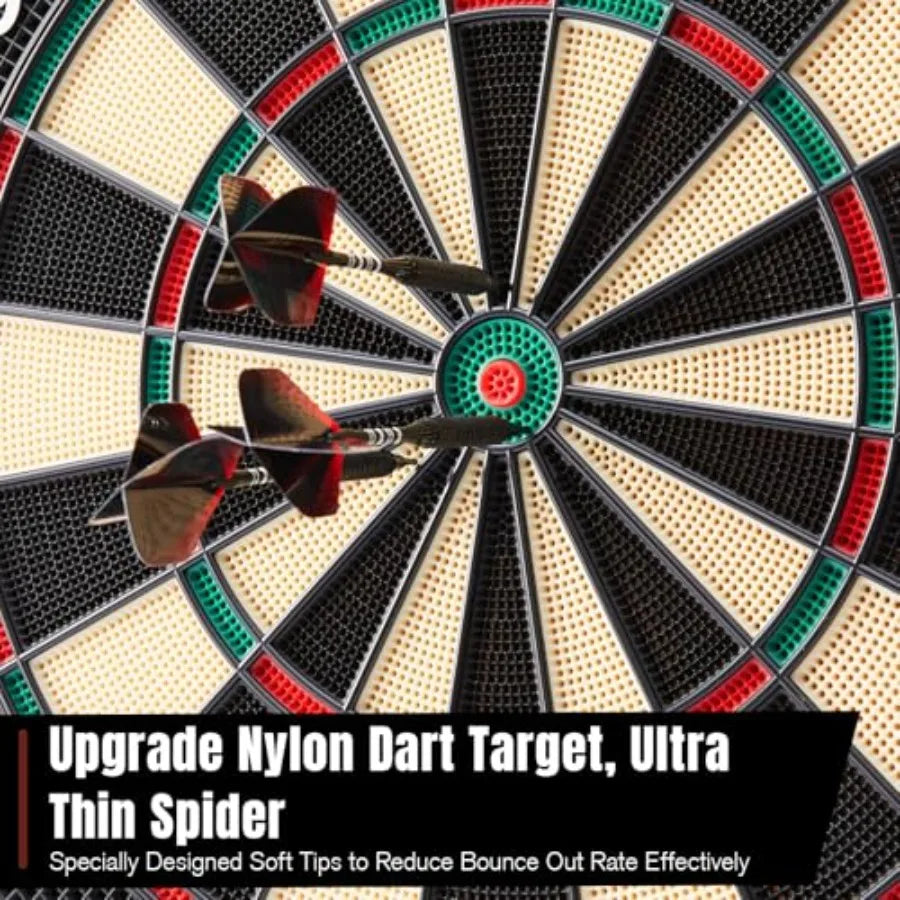 Electronic Dart Board with 6 Soft Tip Darts, 35 Games, and 580 Variants