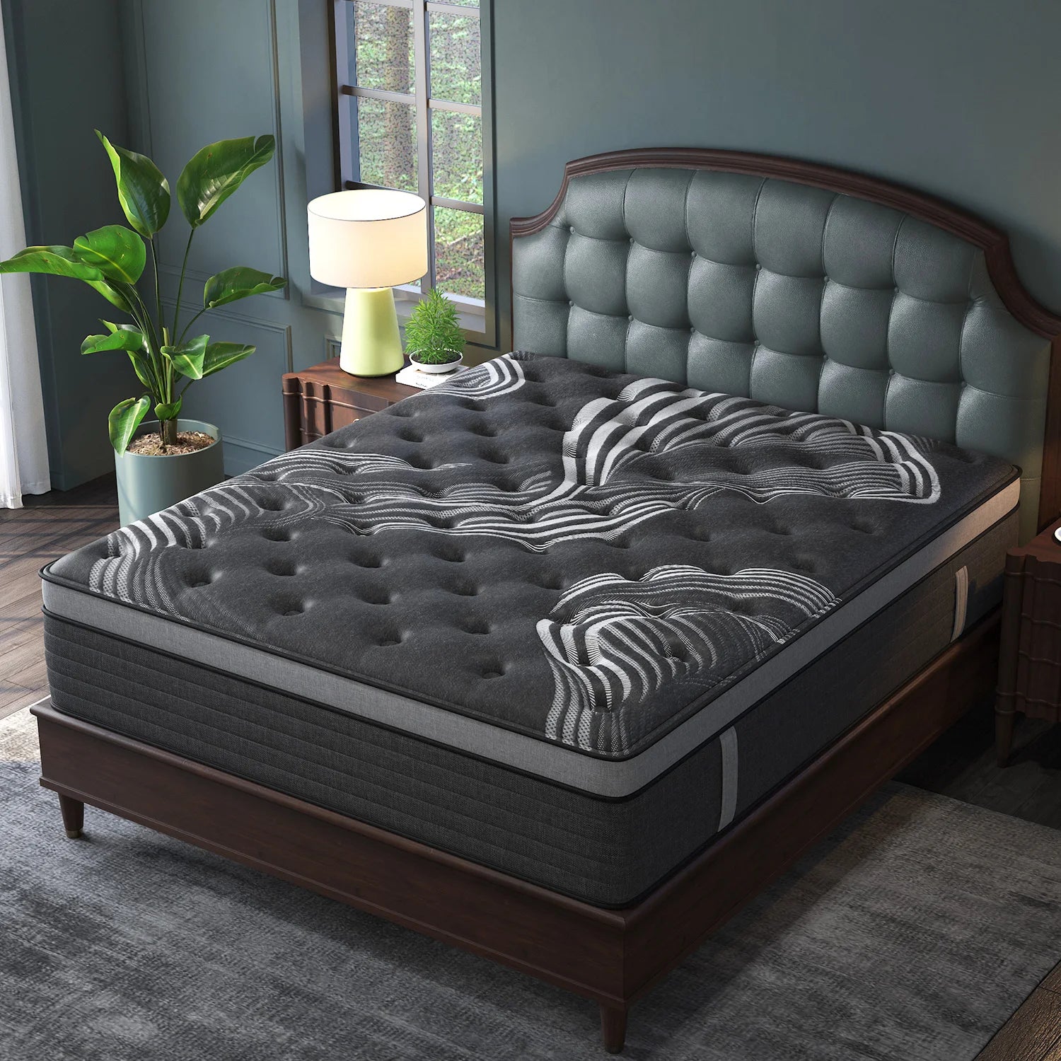 12/14" Gel Memory Foam Hybrid Box Spring Mattress  Available in Twin, Full. Queen, and King Size. Medium Firm with Motion Isolation
